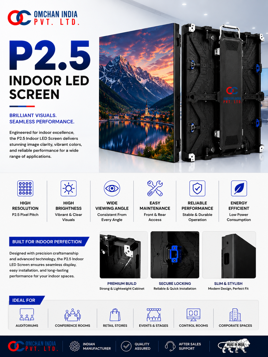 P2.5 Indoor LED Screen